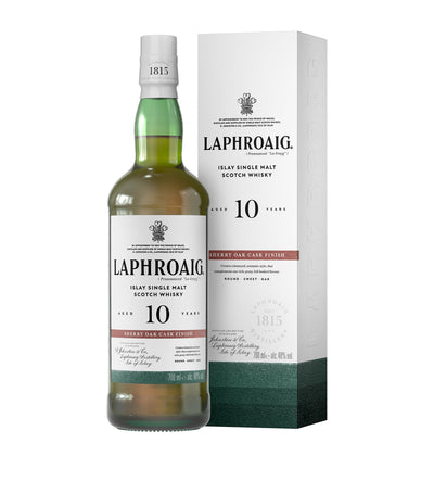 Harrods Laphroaig 10-Year-Old Sherry Oak Single Malt Scotch Whisky 70cl- Buy online at McGrocer
