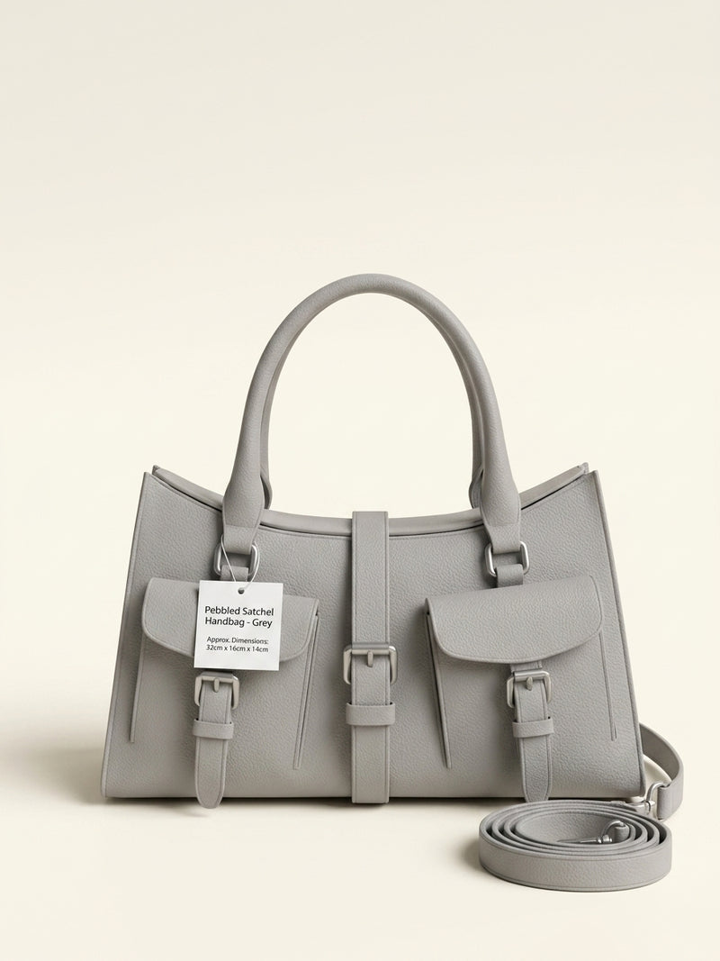 Mulberry Small Roxanne leather grab bag in Marina Blue, imported from the UK