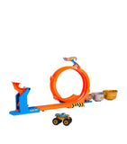 Hot Wheels monster truck Loop-and-Flip Trophy Challenge set, UK version