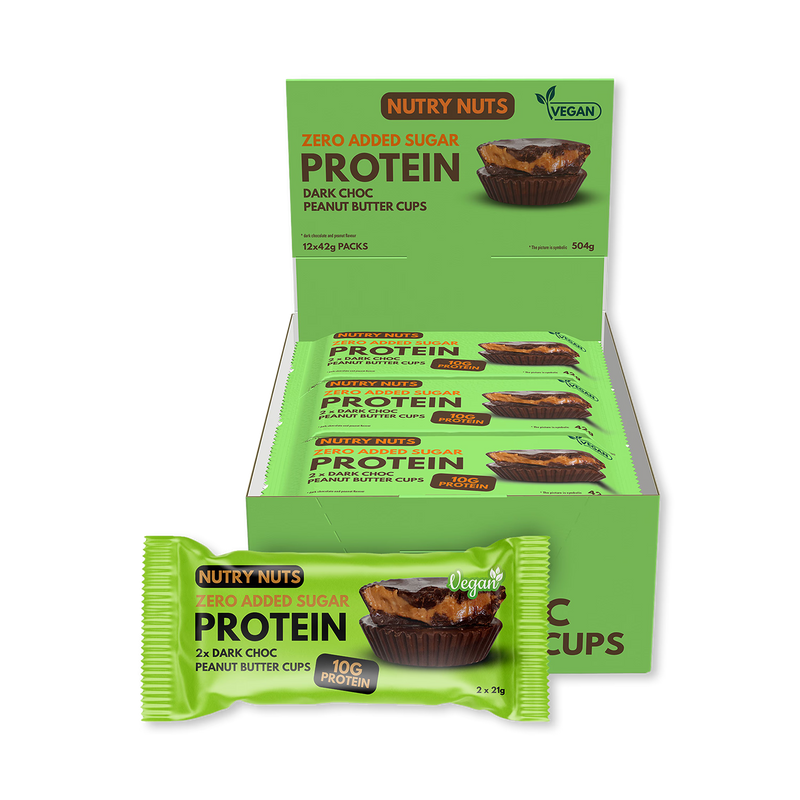 Nutry Nuts vegan peanut butter cups 2x21g (British brand)
