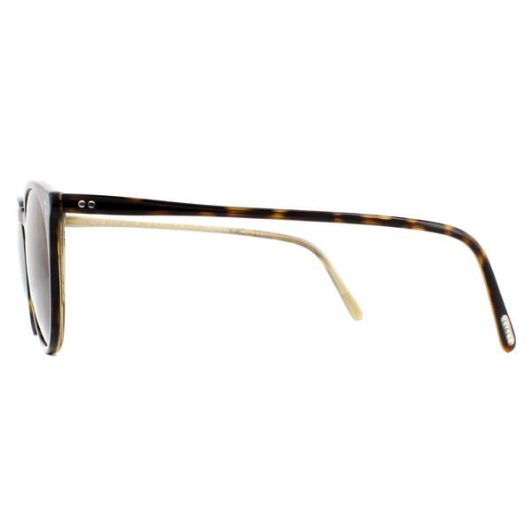 Oliver Peoples O'Malley horn brown sunglasses, UK version