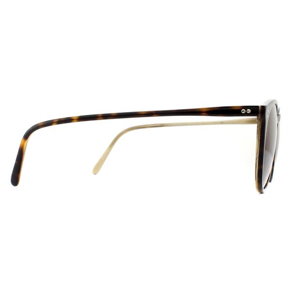 Oliver Peoples O'Malley horn brown sunglasses, UK version