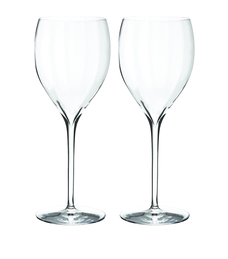 Waterford Elegance Optic Sauvignon Blanc wine glasses set of 2 (British brand)