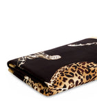 Dolce&Gabbana Casa silk leopard quilted throw 140cm x 180cm - British product