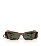 Vogue Pillow Sunglasses with tortoiseshell pattern and chain - British product