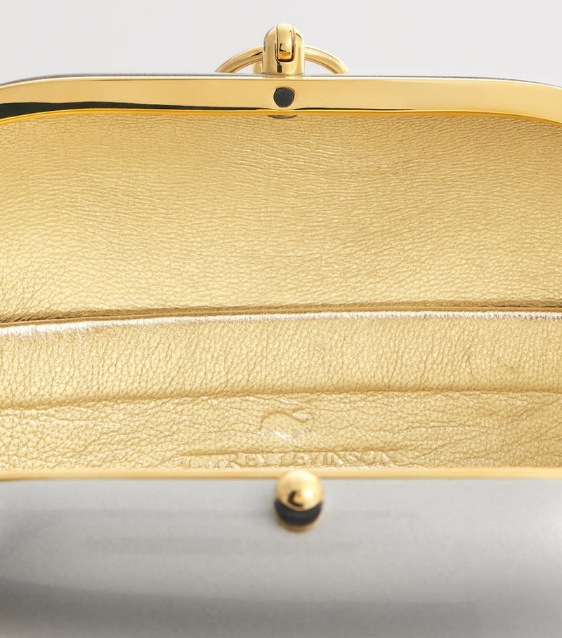 Jeffrey Levinson Oval Elina clutch bag (British brand)