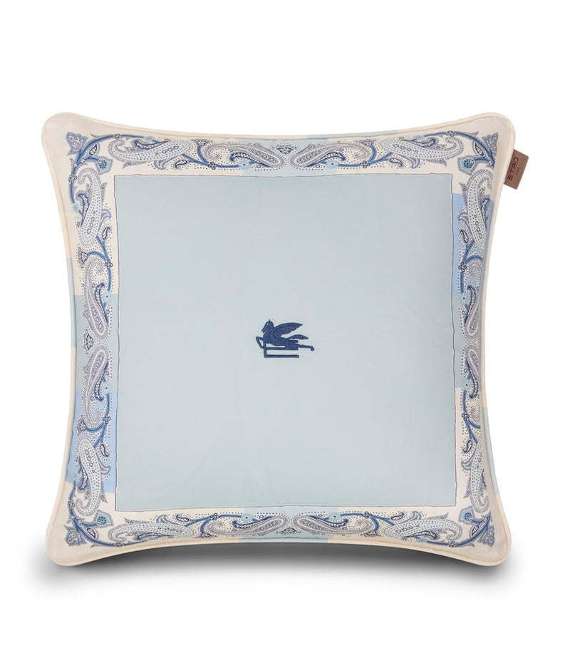 Etro cotton satin Yaara cushion 45x45cm, UK version