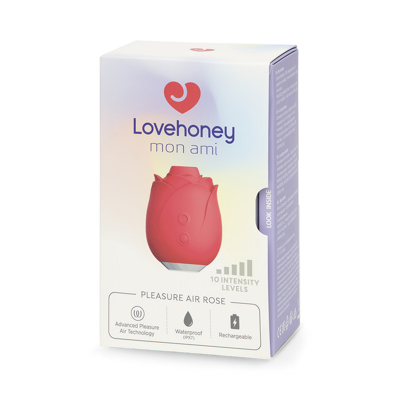 Lovehoney mon ami Pleasure Air Rose stimulator - British product