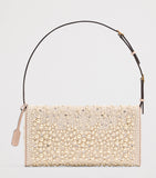 Valentino Garavani beaded vain soft shoulder bag, imported from the UK