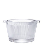 Lalique Wingen glass ice bucket, UK version