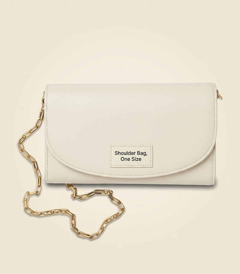 Burberry Check chain wallet with jacquard pattern and leather trims (British brand)