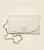 Burberry Check chain wallet with jacquard pattern and leather trims (British brand)