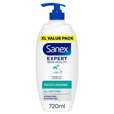 Superdrug Sanex Expert Moisturising Shower Gel 720ml British Body Wash- Buy online at McGrocer