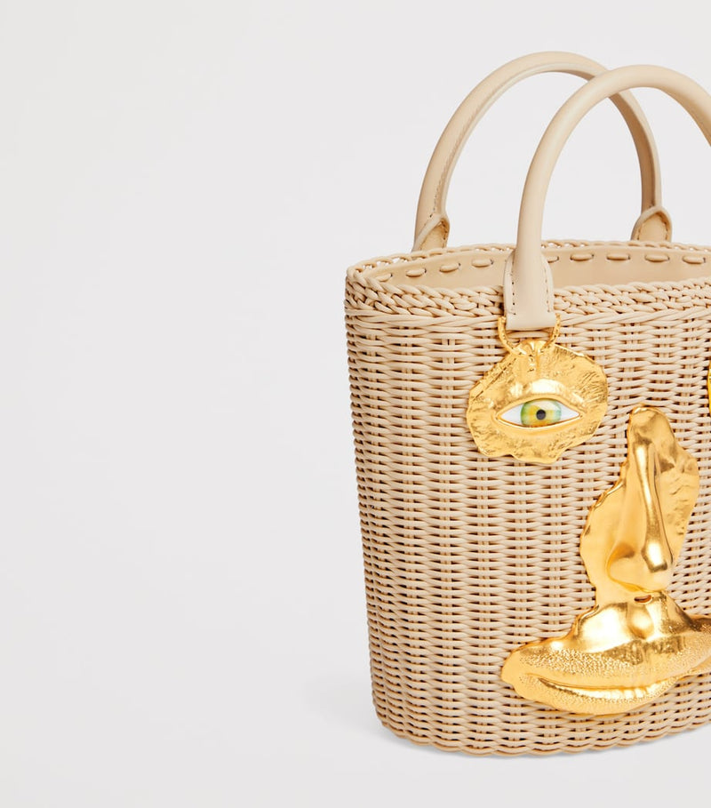 Schiaparelli face motif bucket bag, UK version