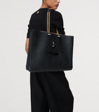 Schiaparelli calfskin face tote bag with anatomical details (British brand)