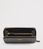 Valentino Garavani VLogo Signature zip-around wallet calf leather - British product