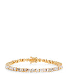Suzanne Kalan rose gold diamond tennis bracelet - British product