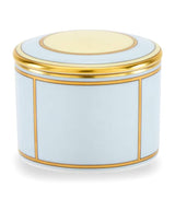 Harrods Ginori 1735 Colonna Diva Celeste Porcelain Trinket Box 6cm x 8cm- Buy online at McGrocer