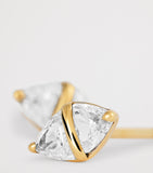 Emily P. Wheeler yellow gold diamond Tilly stud earrings, UK version