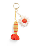 Harrods Sandro Paris Crochet Fish Keyring- Buy online at McGrocer