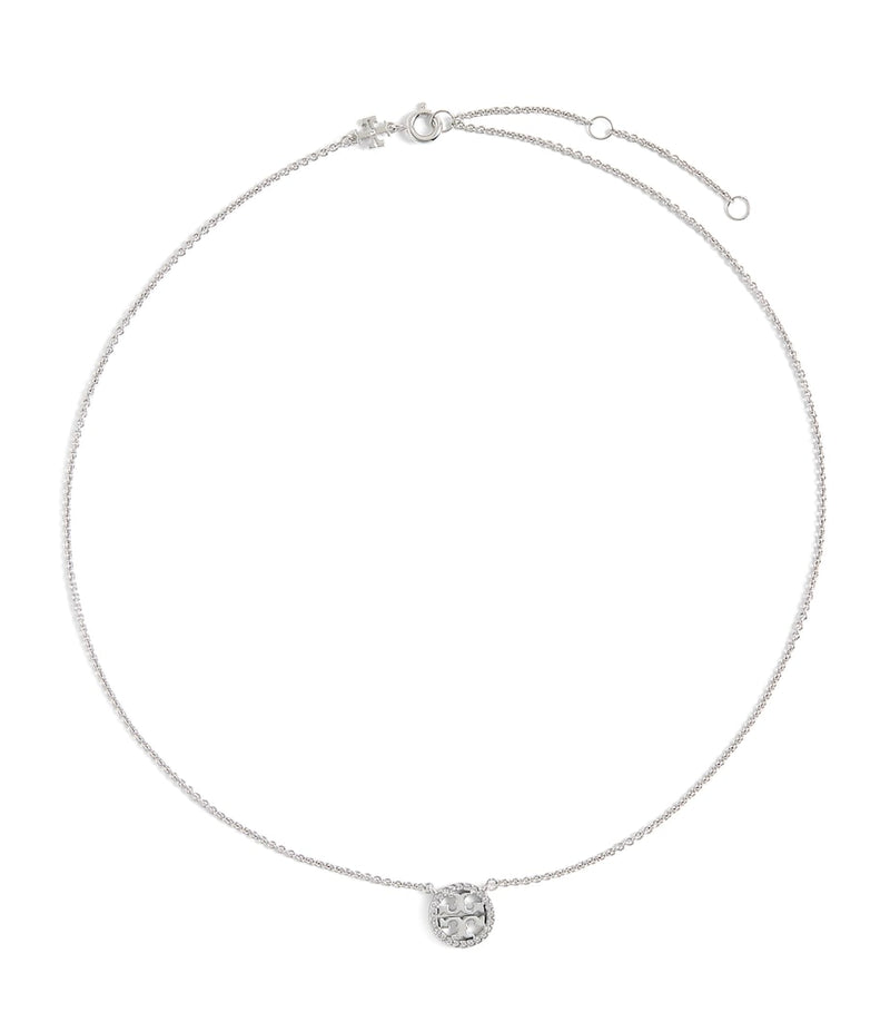 Tory Burch Miller Pavé pendant necklace with crystal trims - British product
