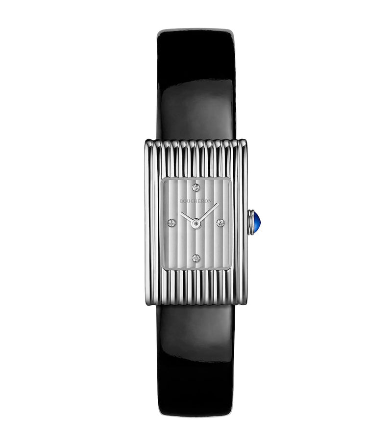 Boucheron Reflet watch 29.5mm diamond indexes (British brand)