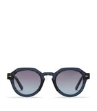 Ahlem Grenelle round acetate sunglasses with flat top lenses (British brand)