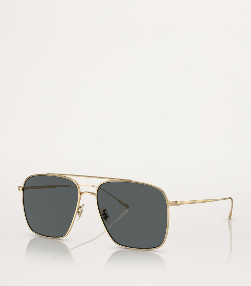 Oliver Peoples Dresner sunglasses titanium gold-tone (British brand)