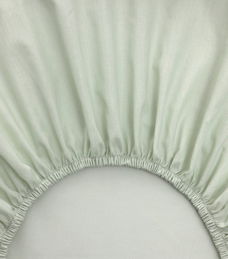 Yves Delorme Batiste Amande super king fitted sheet 180x200cm - British product