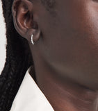 Suzanne Kalan mini thin mix hoop earrings (British brand)