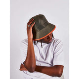 SVNX Archer nylon bucket hat moss green 59cm, UK version