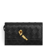 Harrods Bottega Veneta Leather Intrecciato Andiamo Card Holder- Buy online at McGrocer