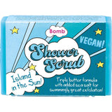 Superdrug Bomb Cosmetics Shower Soap Scrub Island In The Sun Exfoliating Body Bar- Buy online at McGrocer