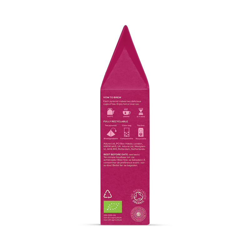 Aduna Radiance Superfood Hibiscus tea 15 tea bags, UK version