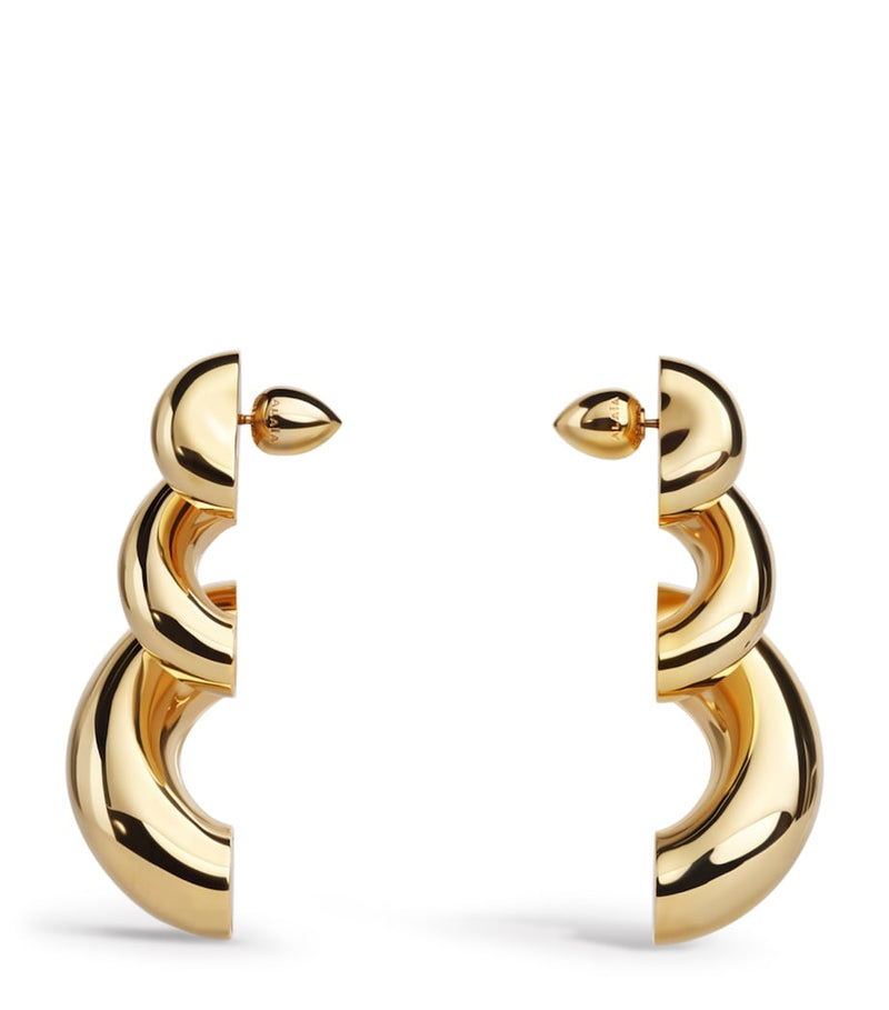 Alaïa Torsion Drop earrings, imported from the UK