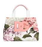 Dolce&Gabbana kids canvas tote bag hydrangea print, imported from the UK