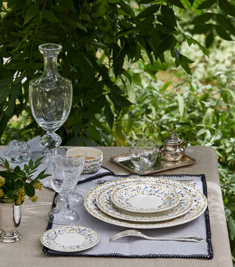 Gien Toscana dessert plates set of 4 23cm, imported from the UK