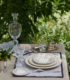 Gien Toscana dessert plates set of 4 23cm, imported from the UK