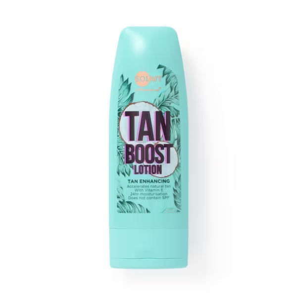 Solait Tan Boost Lotion 200ml, imported from the UK