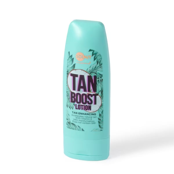 Solait Tan Boost Lotion 200ml, imported from the UK