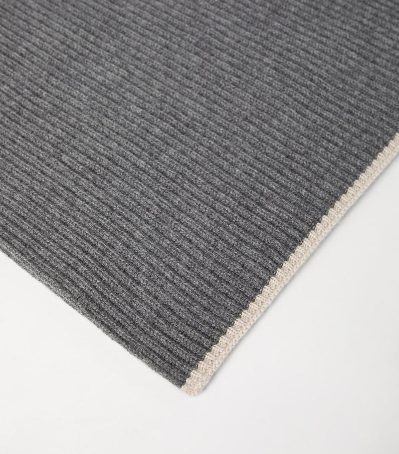 Brunello Cucinelli cashmere English rib scarf 70x235cm, UK version