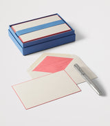 Harrods 10-Piece Correspondence Cards and Envelopes Set with Candy Pink Borders- Buy online at McGrocer