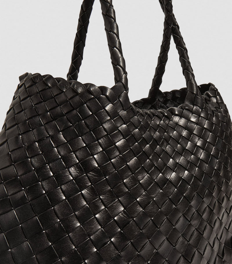 Dragon Diffusion small leather woven Santa Croce tote bag - British product