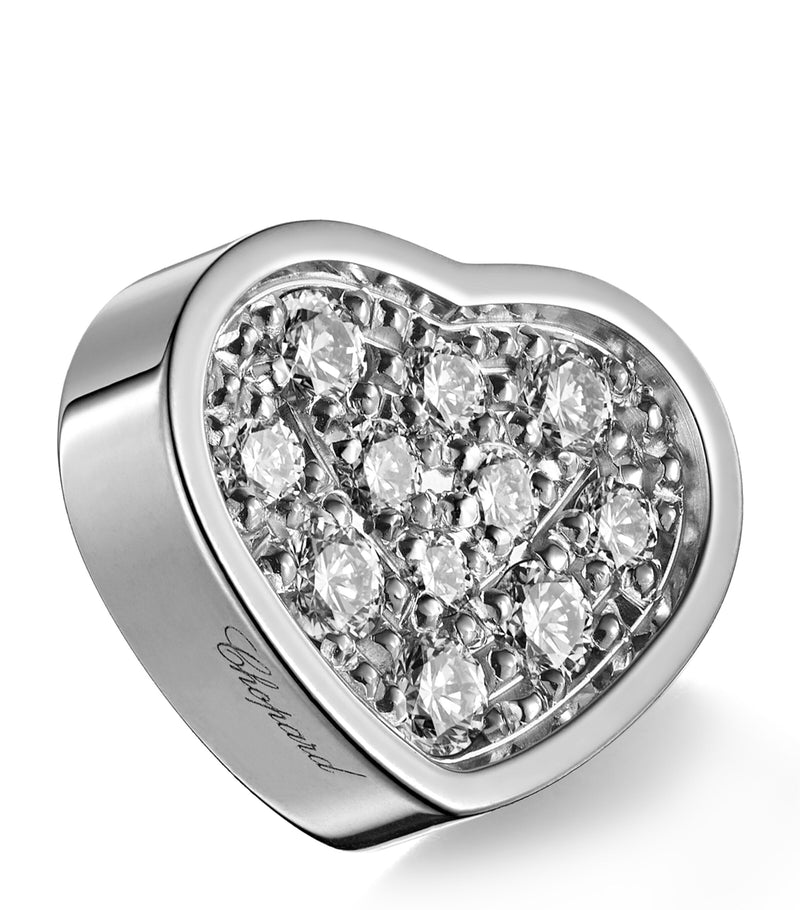 Chopard white gold diamond single earring, imported from the UK