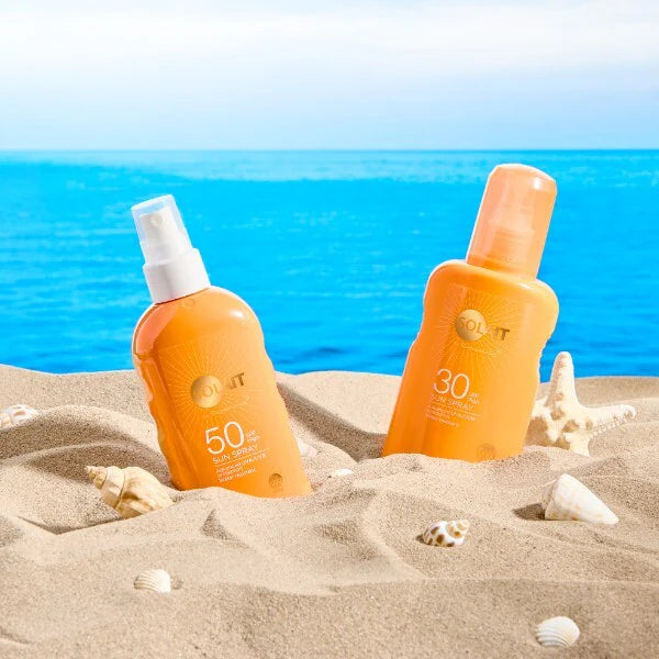 Solait Sun Spray SPF30 200 ml Plastic Bottle (British brand)