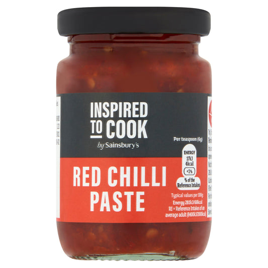 Sainsbury's Red Chilli Paste, Inspired to Cook 90g Herbs spices & seasoning Sainsburys   