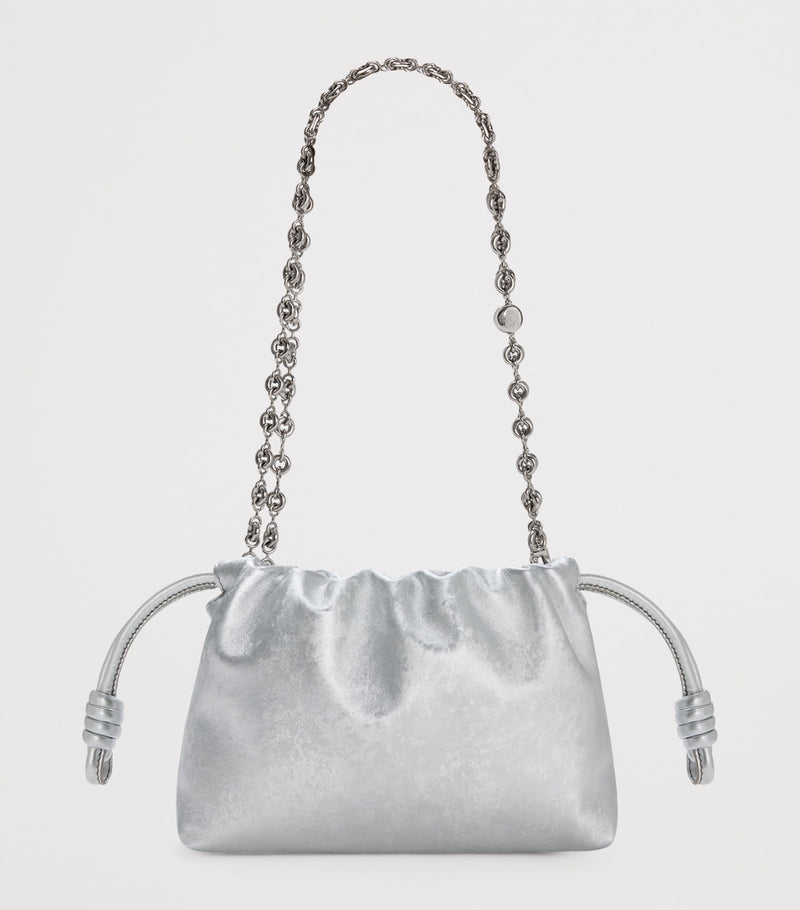 LOEWE Flamenco Mini leather clutch bag, imported from the UK
