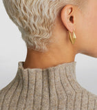 Jimmy Choo diamond chain earrings gold-tone brass - British product