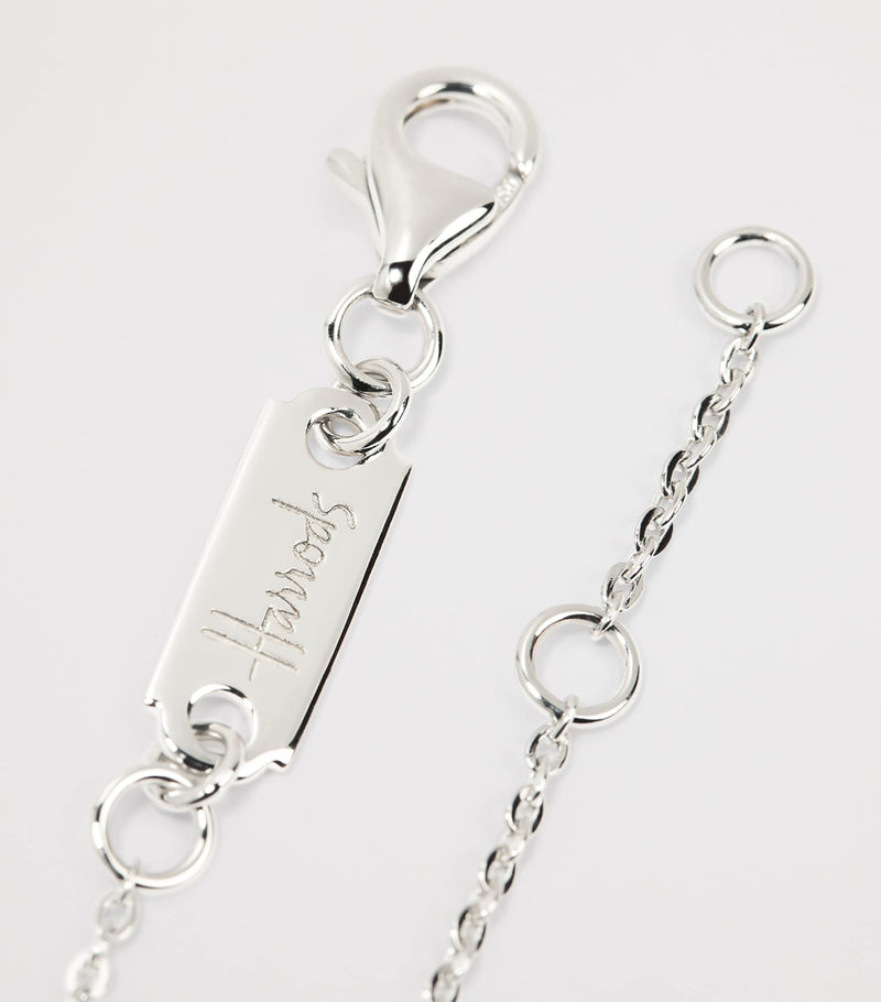 Harrods white gold and diamond bracelet 0.25ct, imported from the UK
