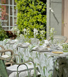 Summerill & Bishop linen Lily of the Valley tablecloth 165cm x 380cm (British brand)